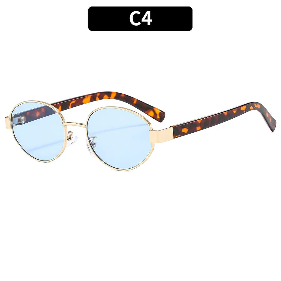 Casual Oval Ac Oval Frame Full Frame Women's Sunglasses