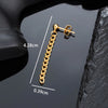 1 Piece Hip-Hop Simple Style chain Chain 316 Stainless Steel  Drop Earrings