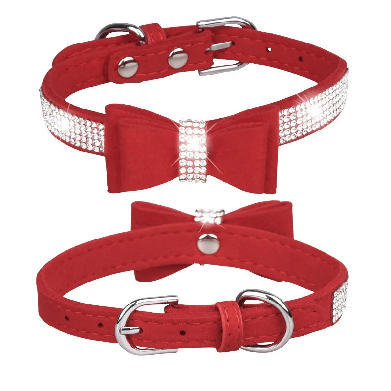 1 Piece All Seasons Simple Style Classic Style Microfiber Solid Color Pet Collar