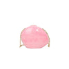 Pink Red Green Arylic Marble Oval Evening Bags