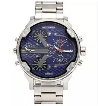 classic style commute color block single folding buckle quartz men's watches
