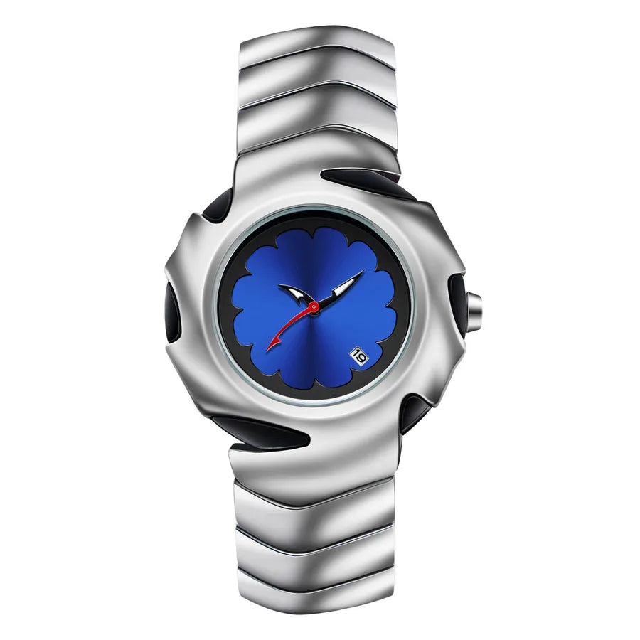 Streetwear Geometric Butterfly Double Snap Quartz Men's Watches