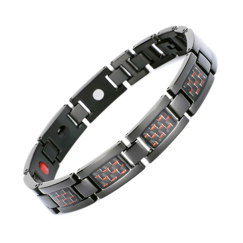 basic retro classic style geometric titanium steel men's bracelets