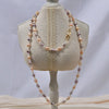 Natural Freshwater Pearl Necklace Women's Long Elegant Original Design Mixed Color Baroque Irregular Shape Straight Hole