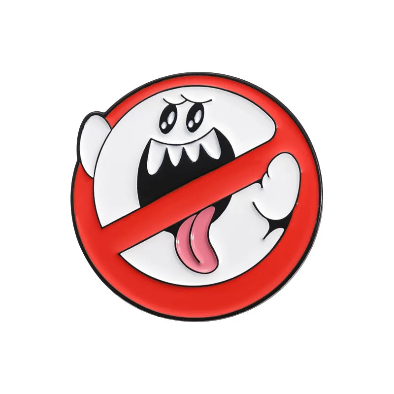Cute IG Style Pin Cartoon Ghost Alloy Plating Unisex Brooches