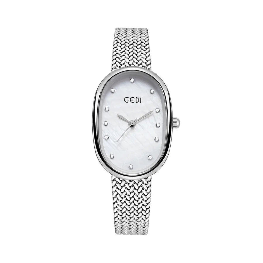 casual solid color hanging word buckle quartz women's watches