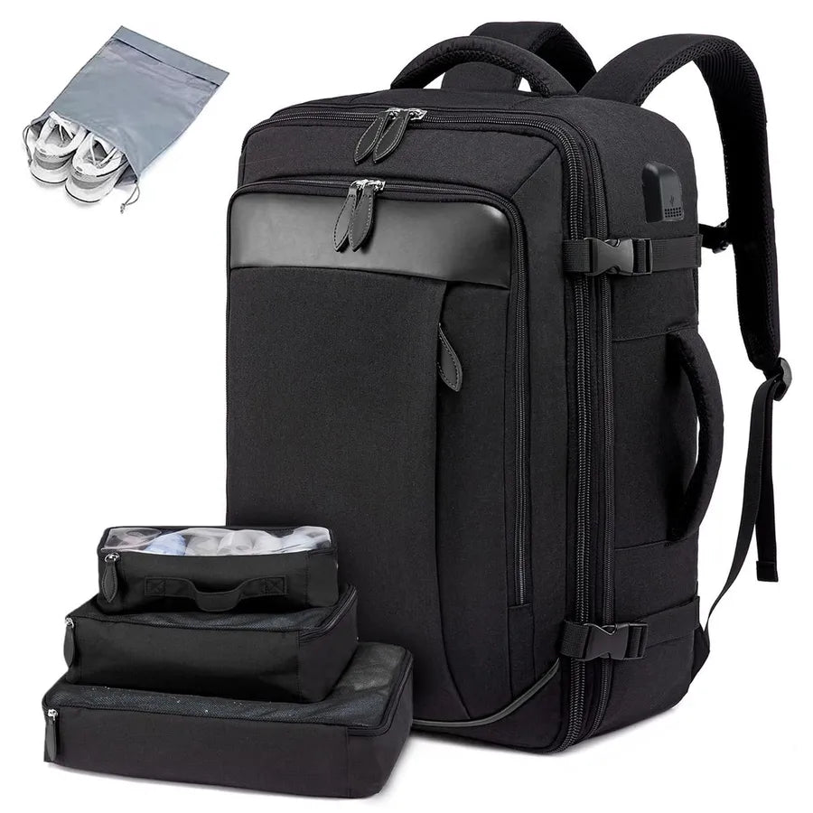 new men's and women's multi-functional waterproof computer backpack large capacity business backpack multi-piece storage bag