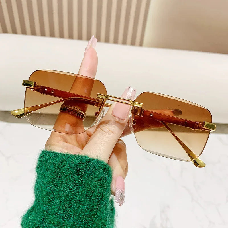 Simple Style Classic Style Color Block Pc Square Full Frame Women's Sunglasses