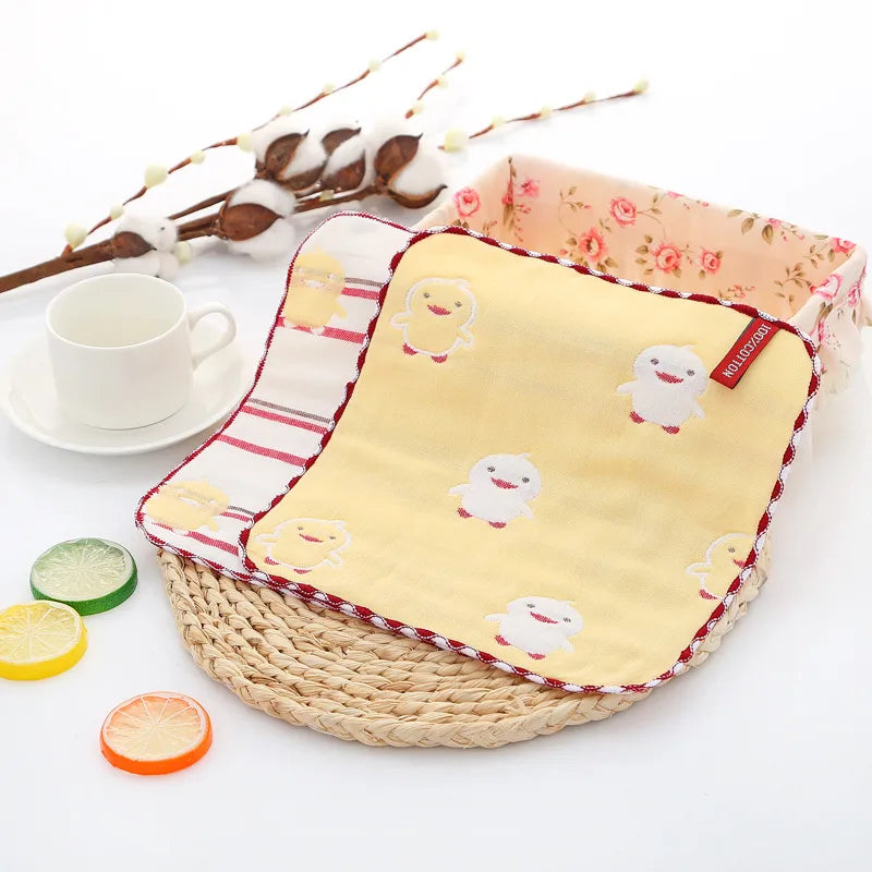 Cute Cartoon Cotton Burp Cloths Baby Accessories