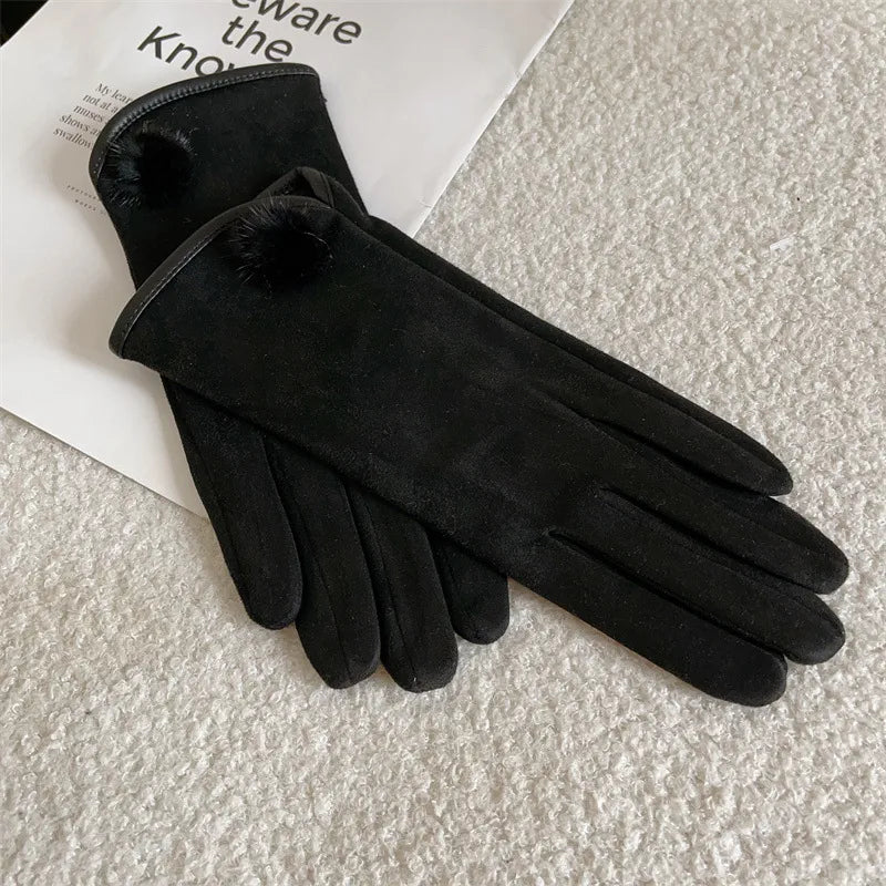 Women's Casual Elegant Simple Style Solid Color Gloves