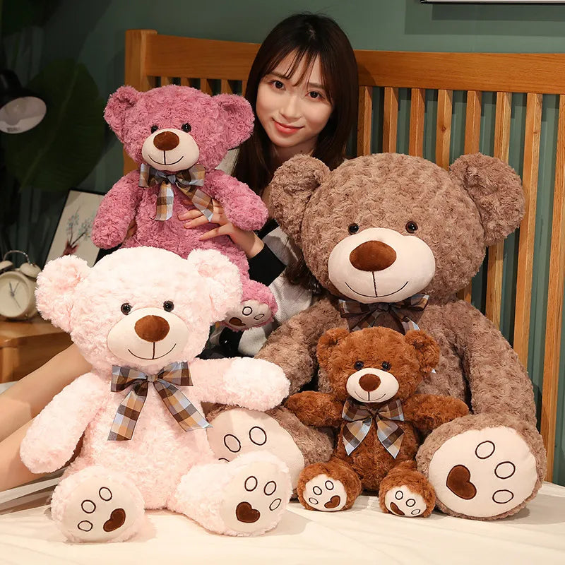 Stuffed Animals & Plush Toys Bear Bow Knot PP cotton Toys