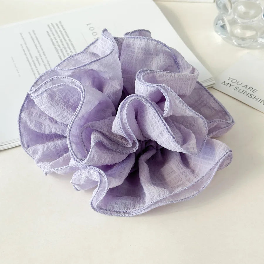 Elegant Lady Women's Solid Color Cloth Hair Tie