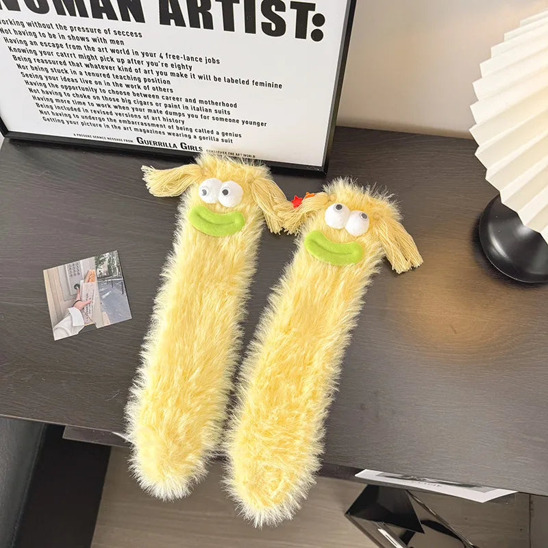 Sweet Women's Cartoon Nylon Ankle Socks A Pair