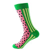 Unisex Cute Hamburger French Fries Watermelon Cotton Jacquard Ankle Socks A Pair