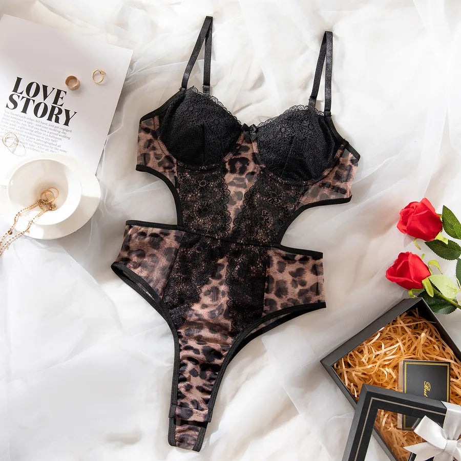 Leopard Gather Shaping Underwear