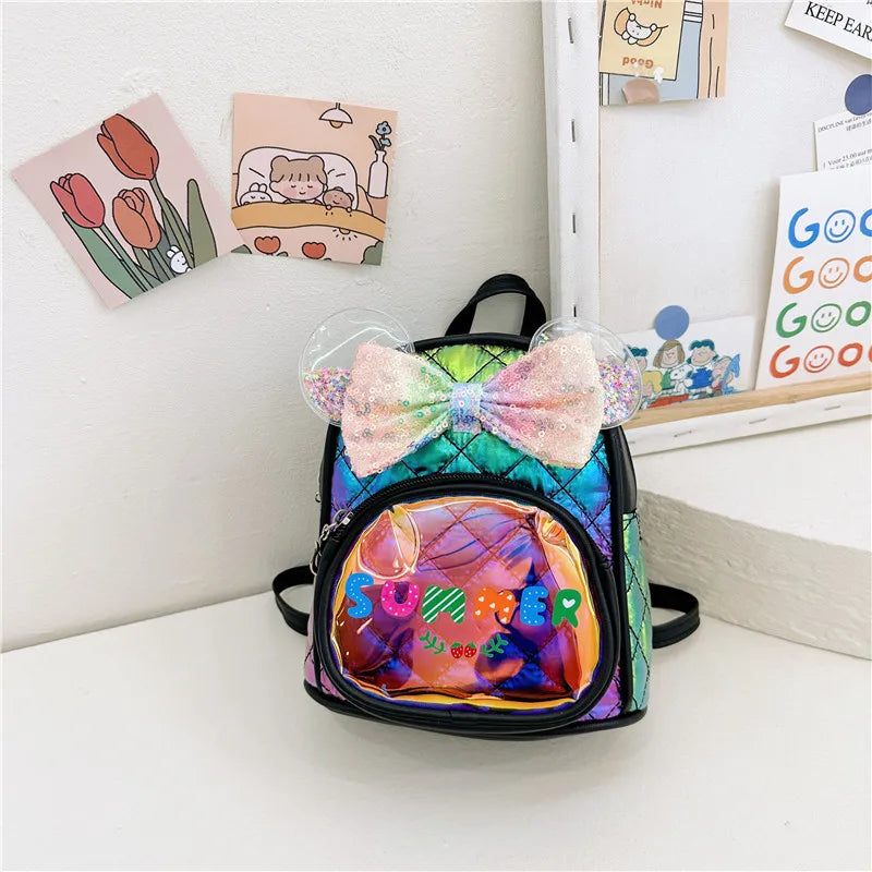 Solid Color Holiday School Kids Backpack