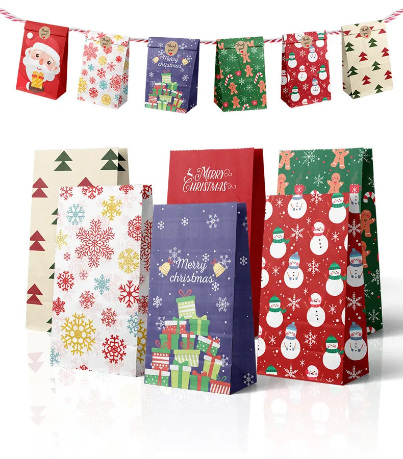 Christmas Cute Cartoon Paper Christmas Gift Wrapping Supplies
