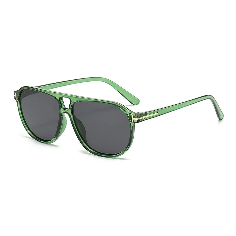 IG Style Retro Streetwear Solid Color Pc Square Full Frame Men's Sunglasses