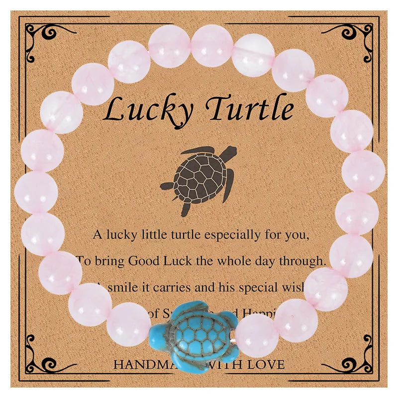Casual Cute Tropical Tortoise natural stone Bracelets In Bulk