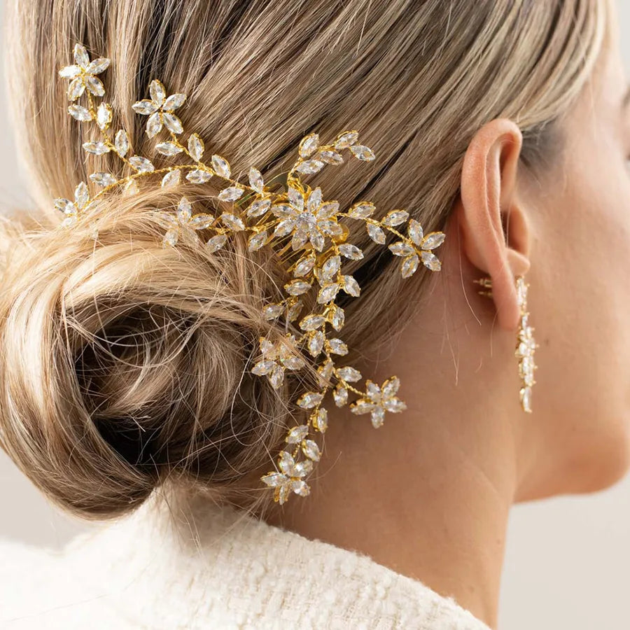 New Luxury Zircon comb Dress Accessories Fashion Flower Bride Hair comb Hair Headwear Hair comb