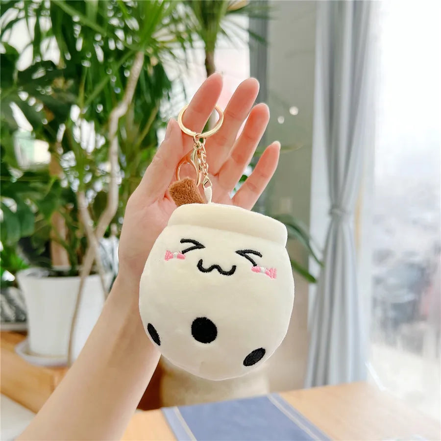 cute cartoon pp cotton women's bag pendant keychain