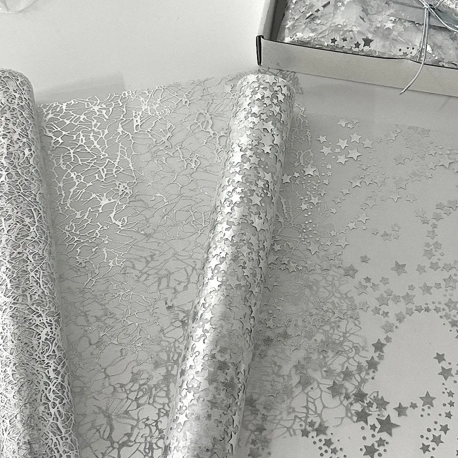 Elegant Glam Star Gauze Party Festival Gift Wrapping Supplies Party Supplies Gift Wrapping Supplies 1 Roll
