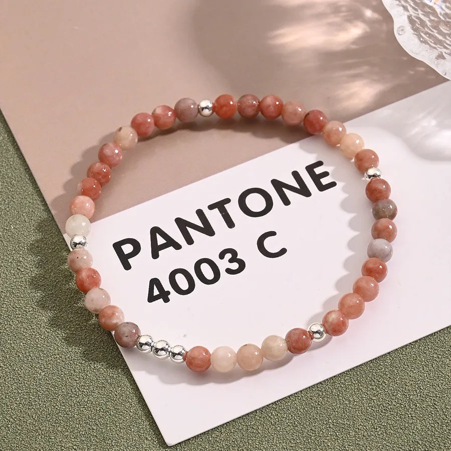Casual Elegant Simple Style Simple natural stone Bracelets In Bulk