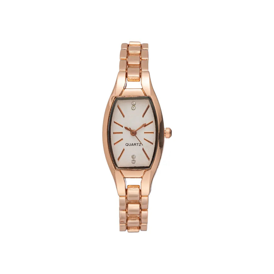 Simple Style Classic Style Solid Color Jewelry Buckle Quartz Watch Women's Watches