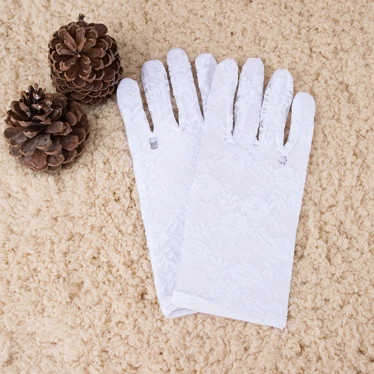 Women's Elegant Lady Lace Gloves