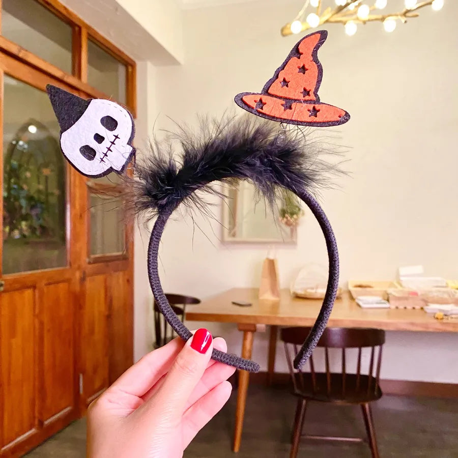 funny pumpkin alloy cloth hair band