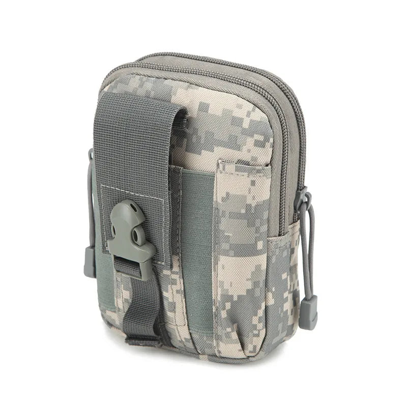Unisex Simple Style Camouflage Nylon Waist Bags