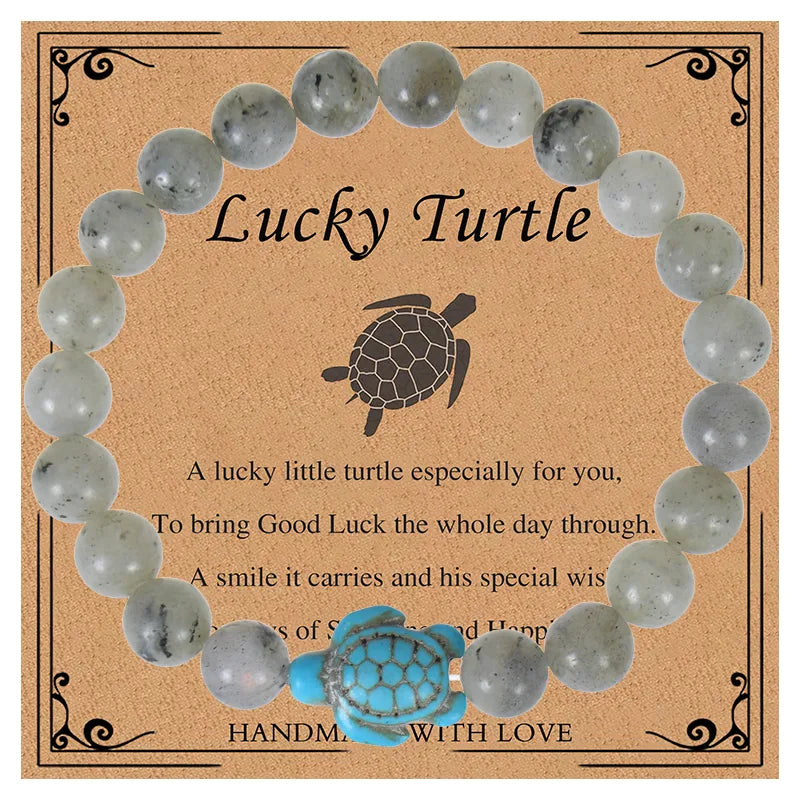 Casual Cute Tropical Tortoise natural stone Bracelets In Bulk