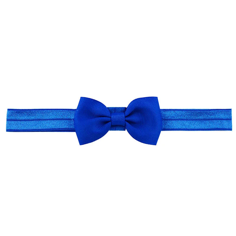 Explosive New Hairband Simple  Kidsren's Multi-color Optional Bow Rib Single Knot Headband  Hot Sale