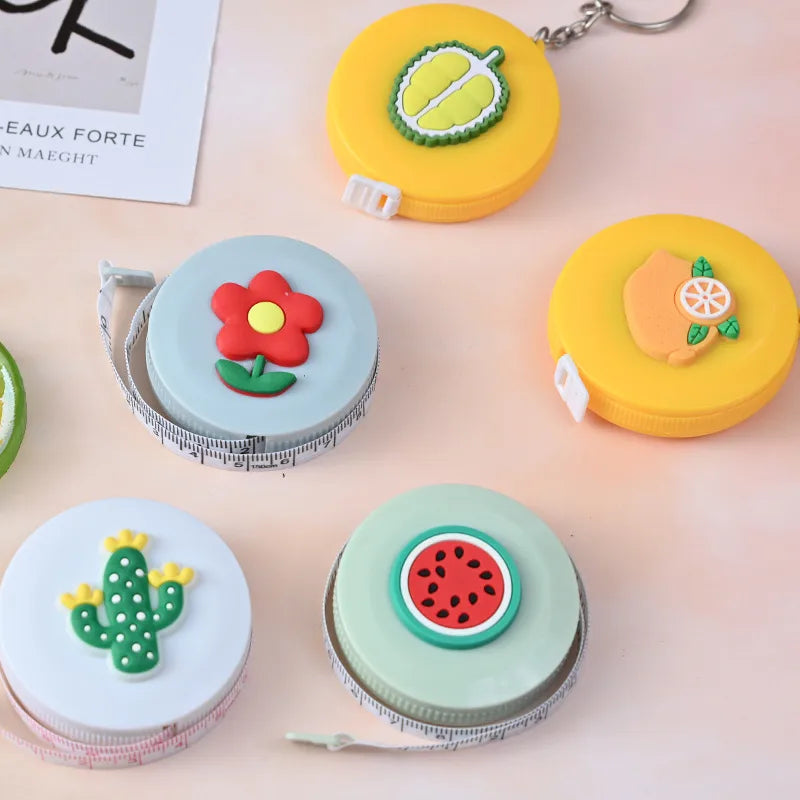 wholesale cartoon fruits mini multifunctional tape measure nihaodropshipping