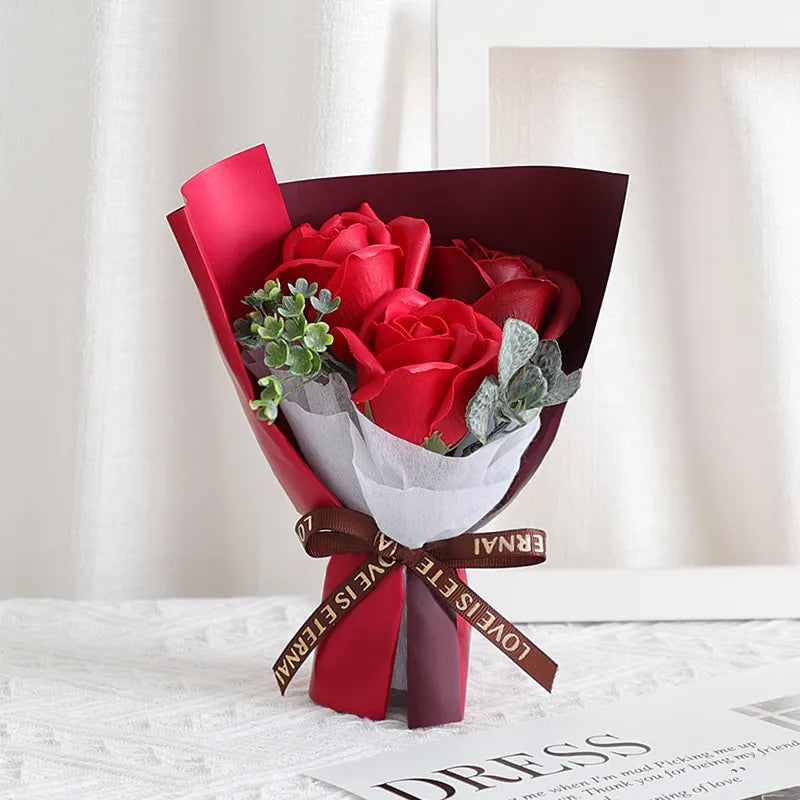 Valentine'S Day Romantic Multicolor Soap Flower Artificial flowers
