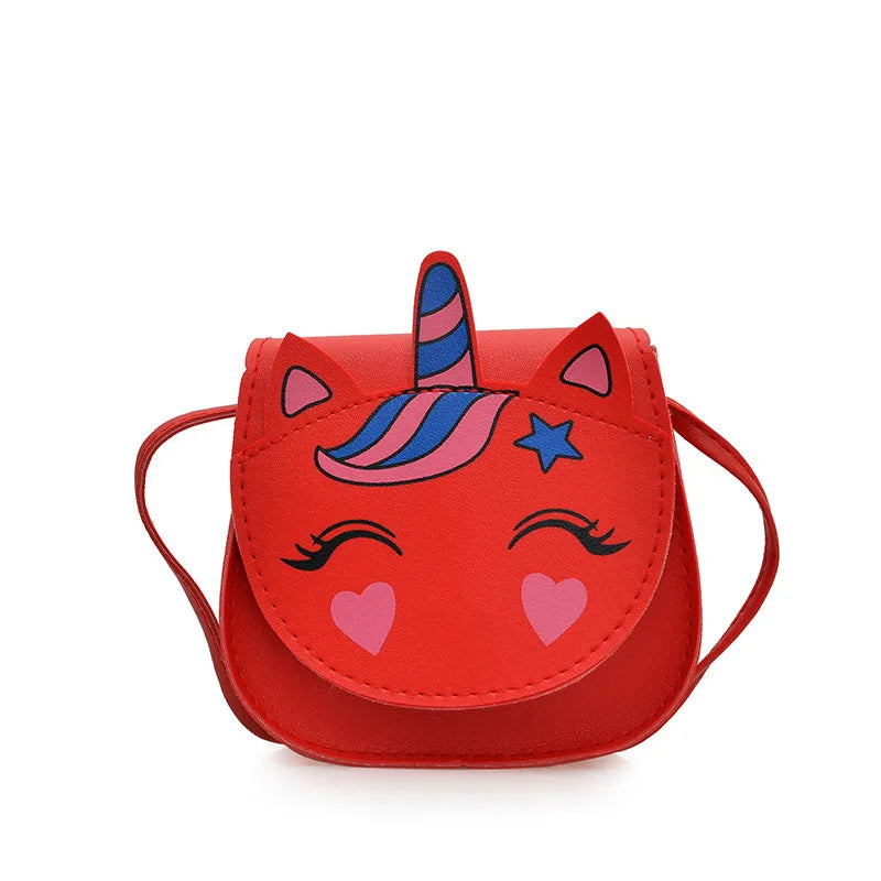 New Children's Small Bag Cartoon Cute  Girl's Shoulder Crossbody Bag Fashion All-match Accessories Coin Purse