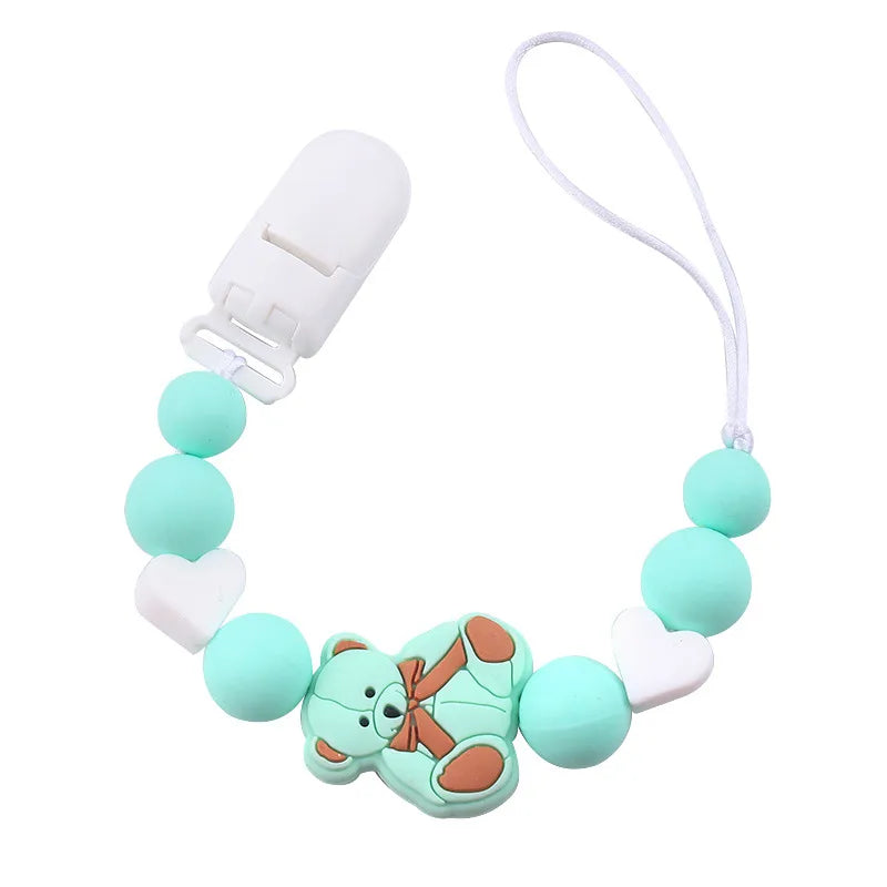 Cute Bear Silica Gel Baby Accessories
