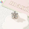 Sweet Women'S Plumeria Metal Inlay Rhinestones Hair Claws