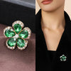 Elegant Pin Flower Alloy Women's Brooches 1 Piece