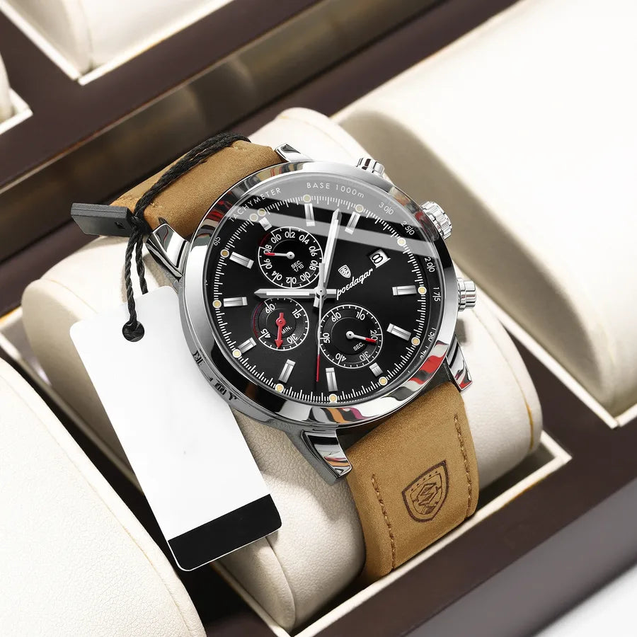 sports geometric buckle quartz men's watches
