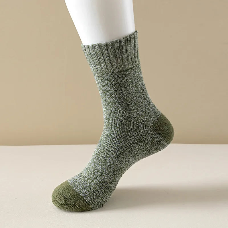 men's retro stripe solid color cotton ankle socks 1 set