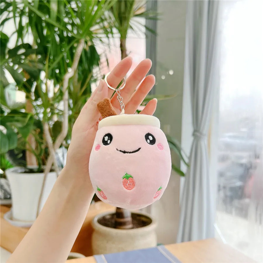 cute cartoon pp cotton women's bag pendant keychain