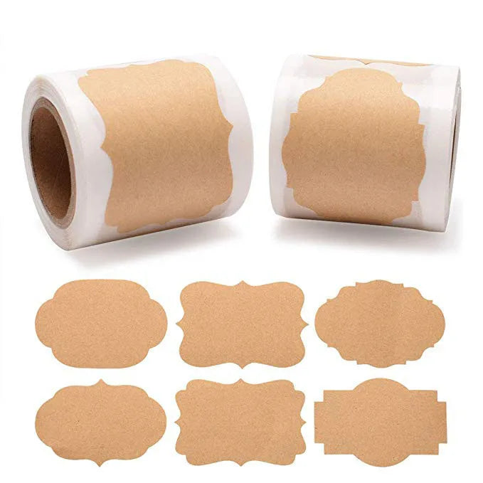 wholesale roll self-adhesive diy baking packaging sticker labels