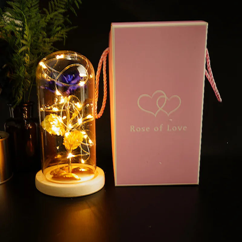 Christmas Glam Flower Plastic Party Decorative Props