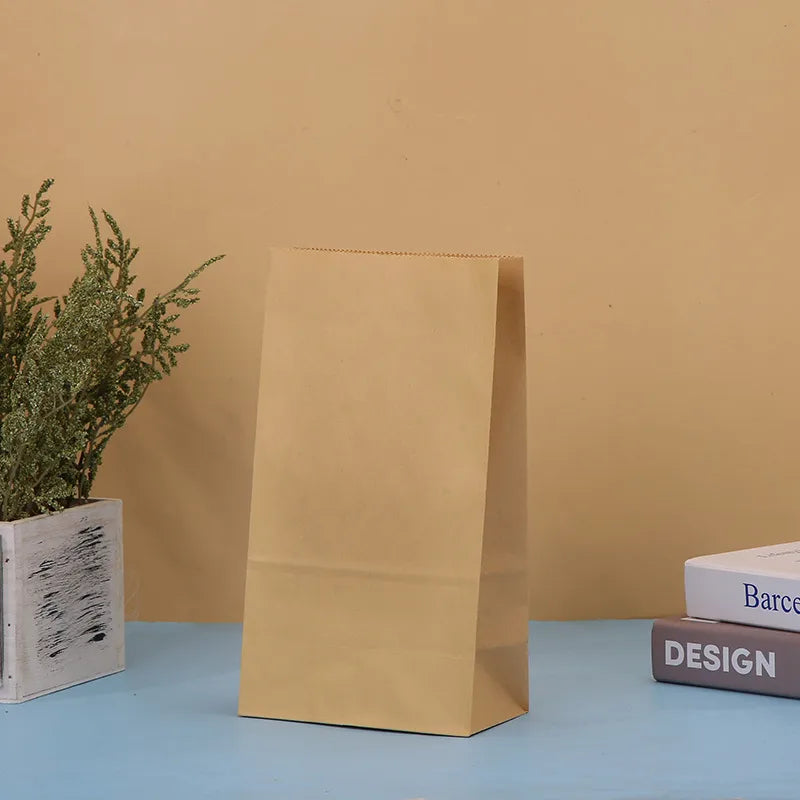 fashion solid color paper festival gift bags