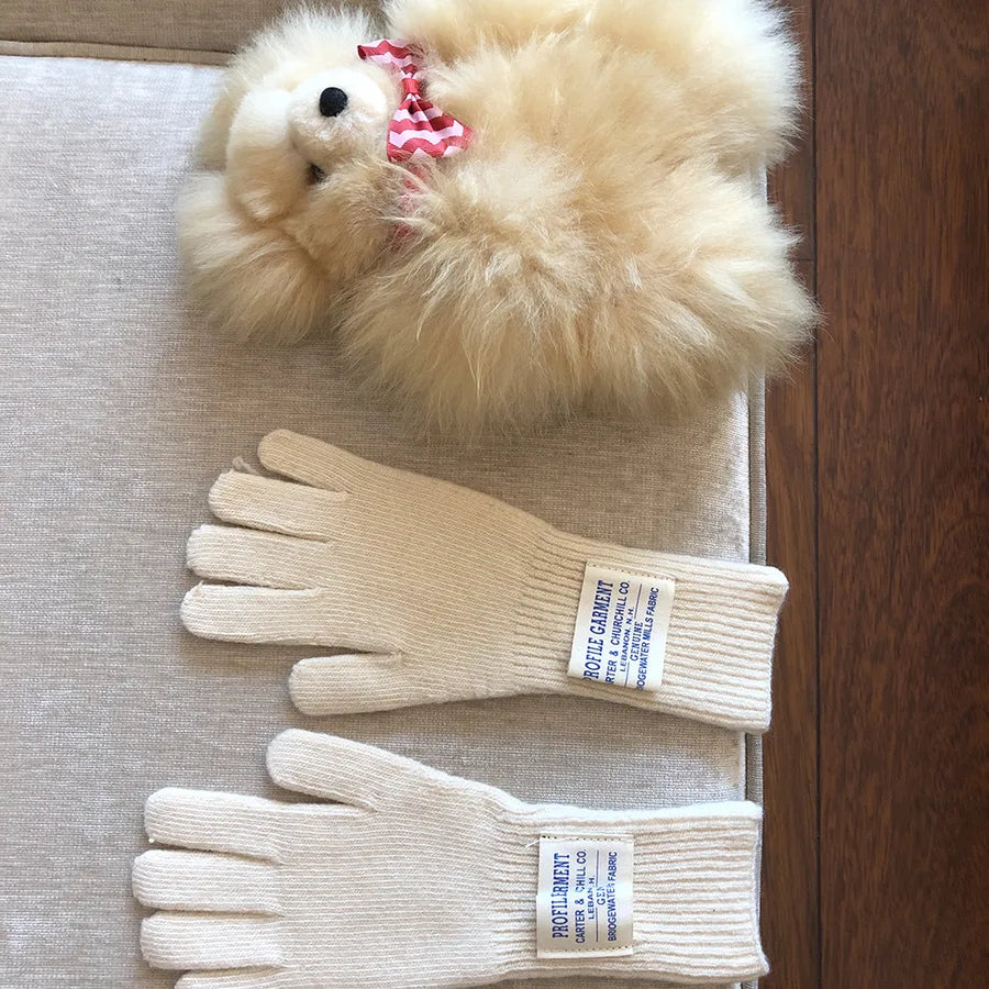 unisex basic solid color gloves 1 pair