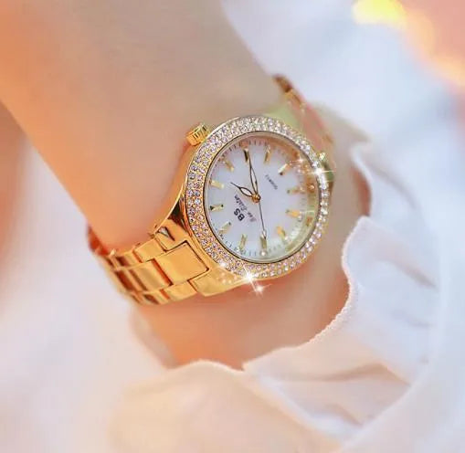 Simple Style Classic Style Solid Color One Piece Buckle Quartz Women's Watches