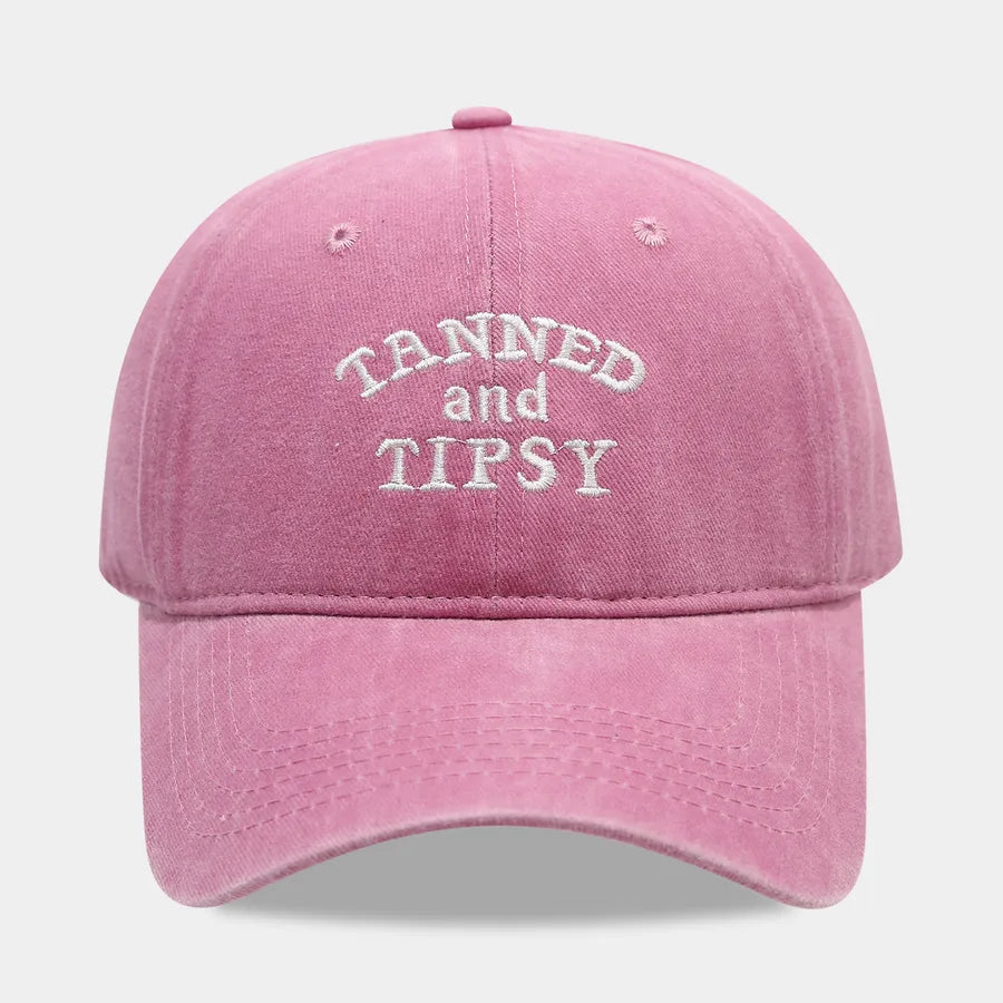 New Simple Washed Letter Embroidery Baseball Cap Outdoor Sun Protection Hat For Women Casual Elegant Basic Style Spring Summer Autumn