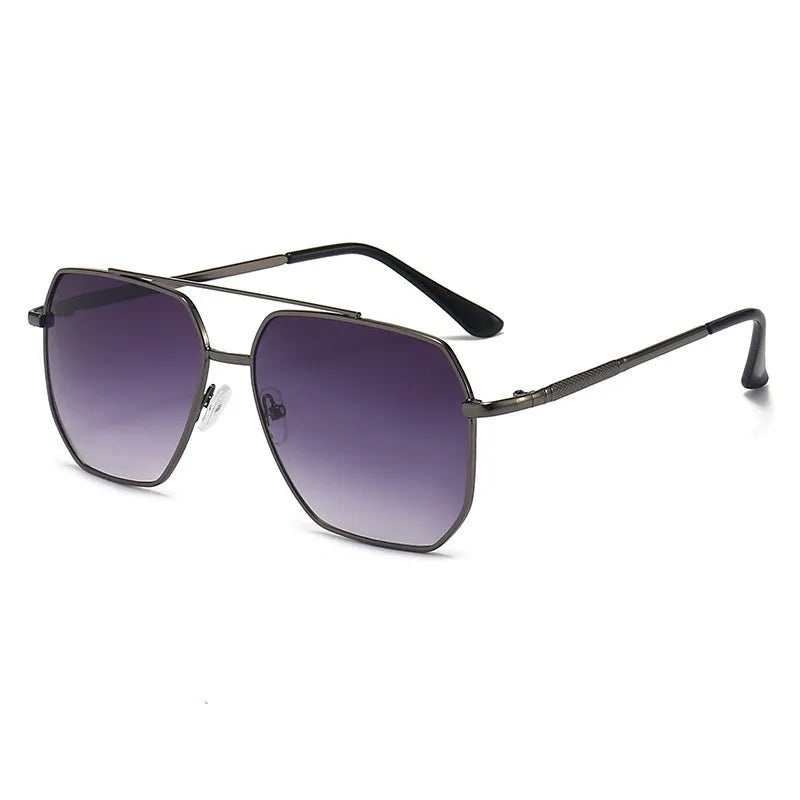 Vacation Classic Style Solid Color Pc toad glasses Full Frame Men's Sunglasses