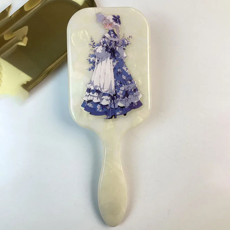 Retro Unisex Waves Acetic acid sheets Hair Combs